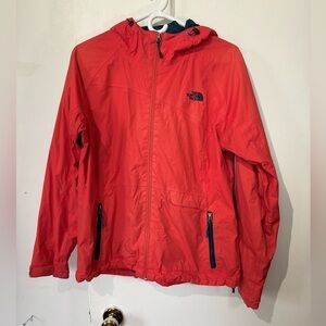 The North Face Red Windbreaker Jacket - Size Large